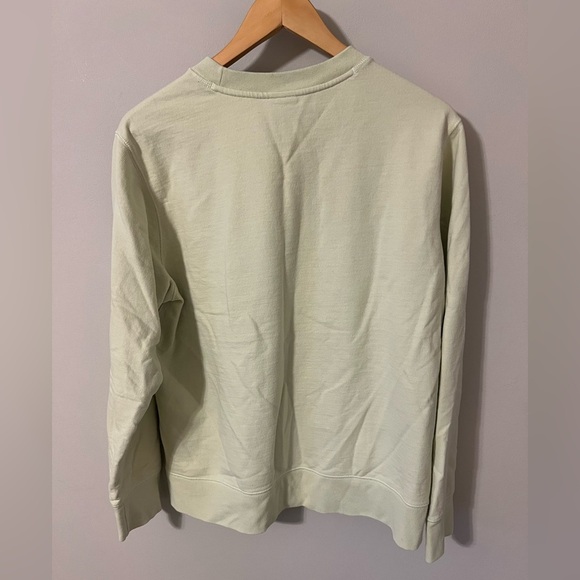 The North Face HERITAGE PATCH CREW SWEATSHIRT - WOMEN'S Size XL Lime Cream - Picture 8 of 8